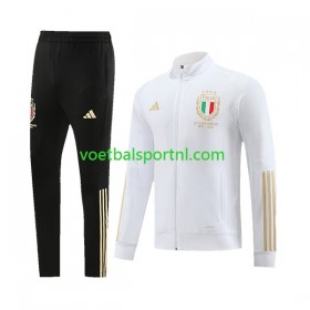 Italië Wit Trainings Sweatshirt Pak 2023-24